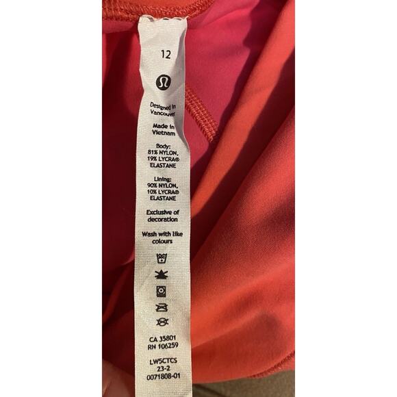 Lululemon Align High Rise Leggings Pants Women’s 12 Pink Buttery Soft 106259 - Picture 7 of 9
